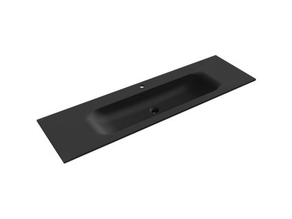 Mexen Vela vstavané umývadlo 161 x 46,5 cm, čierna matná - 25231671