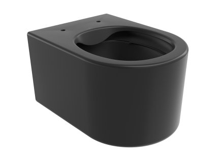 Mexen Sofia WC záchod, splachovanie Rimless, čierna matná - 3354XX85