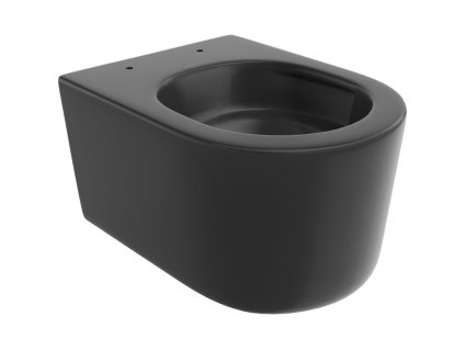 Mexen Sofia Tornado WC misa bez ráfika, matná čierna - 3354XX85T