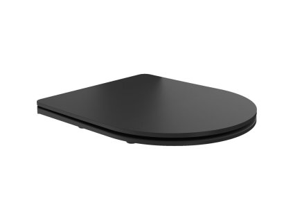 Voľne plávajúce štíhle sedadlo Mexen, duroplast, čierny mat - 39224085