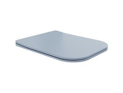 Mexen Teo voľne plávajúce štíhle sedadlo, duroplast, sivomodrý mat - 39840069
