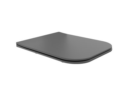 Mexen Madox voľne plávajúce štíhle sedadlo, duroplast, sivý tmavý mat - 39154061
