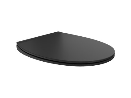 Mexen Egg voľne plávajúce štíhle sedadlo, duroplast, čierny mat - 39243085