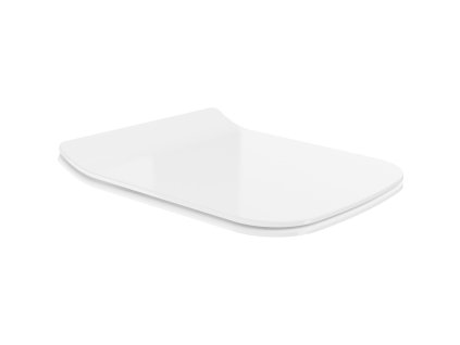 Voľne stojace štíhle sedadlo Mexen, duroplast, biely lesk - 39240000