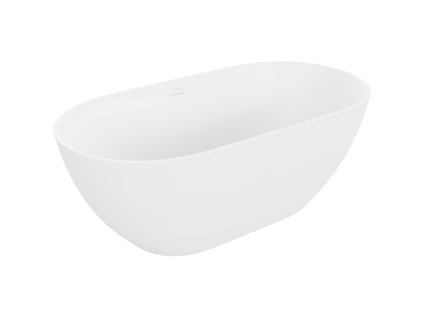 Mexen Rimini voľne stojaca vaňa z konglomerátu 150 x 75 cm, biela matná - 57241507500