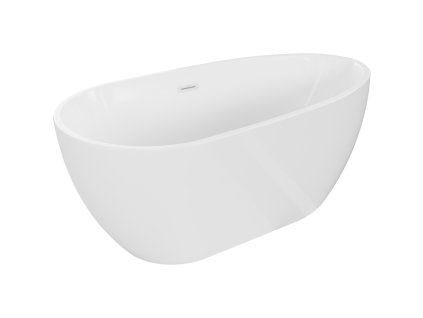 Mexen Eos voľne stojaca vaňa 150 x 75 cm, biela, prepad biely - 52471507500-20
