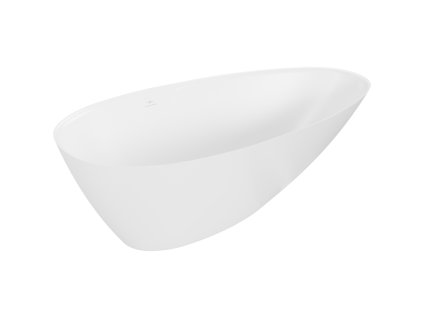 Mexen Milano voľne stojaca konglomerátová vaňa 170 x 86 cm, biela matná - 57301708500