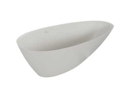 Mexen Milano voľne stojaca konglomerátová vaňa 170 x 86 cm, matný betón - 57301708561