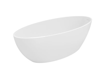 Mexen Prato voľne stojaca konglomerátová vaňa 170 x 70 cm, biela matná - 57251707000
