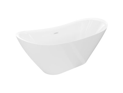 Mexen Lotos voľne stojaca vaňa 180 x 75 cm, biela, prepad biely - 52051807700-20