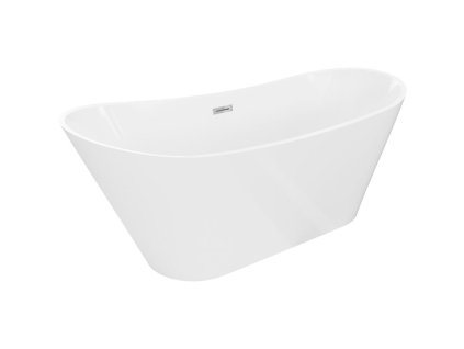Mexen Dora voľne stojaca vaňa 170 x 75 cm, biela, prepad chróm - 52071707500-01