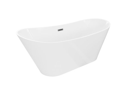 Mexen Dora voľne stojaca vaňa 170 x 75 cm, biela, kovový prepad - 52071707500-95