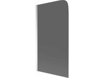 Mexen Felix vaňová zástena, 1-krídlo 70 x 140 cm, šedé sklo, chróm - 890-070-001-01-40