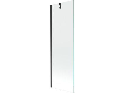 Mexen Next 1-krídlová vaňová zástena 60 x 150 cm, transparentná, čierna - 895-060-000-00-70