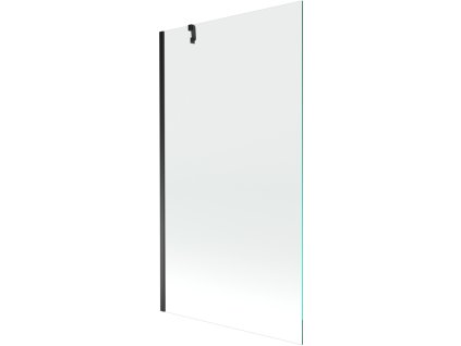 Mexen Next 1-krídlová vaňová zástena 100 x 150 cm, transparentná, čierna - 895-100-000-00-00-70
