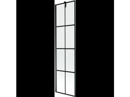Mexen Next 1-krídlová vaňová zástena 50 x 150 cm, čierny dizajn, čierna - 895-050-000-00-00-77-70