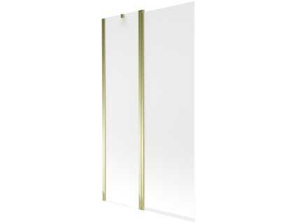 Mexen Flip 1-krídlová vaňová zástena 100 x 150 cm, matná, zlatá - 894-100-101-50-30