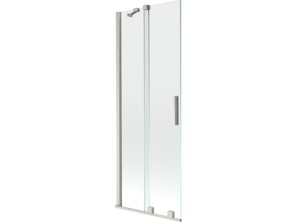 Mexen Velar 2-krídlová posuvná vaňová zástena 70 x 150 cm, transparentná, brúsený nikel - 896-070-000-01-97