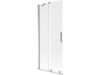 Mexen Velar 2-krídlová posuvná vaňová zástena 80 x 150 cm, matná, chróm - 896-080-000-31-01
