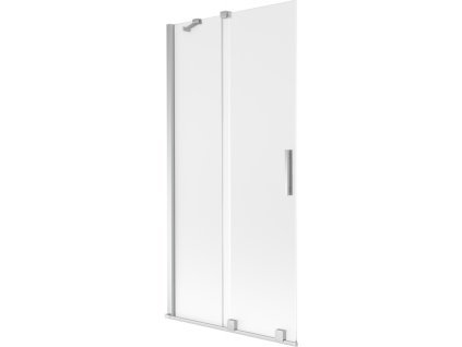 Mexen Velar 2-krídlová posuvná vaňová zástena 90 x 150 cm, matná, chróm - 896-090-000-31-01
