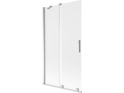 Mexen Velar 2-krídlová posuvná vaňová zástena 100 x 150 cm, matná, chróm - 896-100-000-31-01