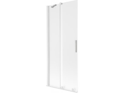 Mexen Velar 2-krídlová posuvná vaňová zástena 85 x 150 cm, matná, biela - 896-085-000-31-20