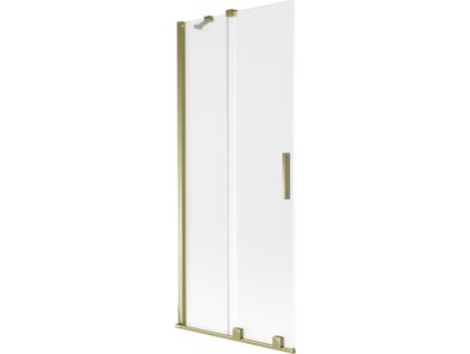 Mexen Velar 2-krídlová posuvná vaňová zástena 85 x 150 cm, matná, zlatá - 896-085-000-31-50