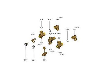 Montážne diely na omietku typ B2KF