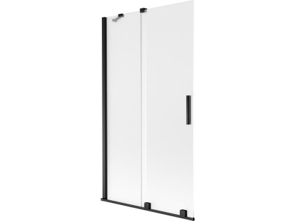 Mexen Velar 2-krídlová posuvná vaňová zástena 100 x 150 cm, matná, čierna - 896-100-000-31-70
