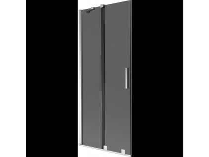 Mexen Velar 2-krídlová posuvná vaňová zástena 85 x 150 cm, grafit, chróm - 896-085-000-41-01