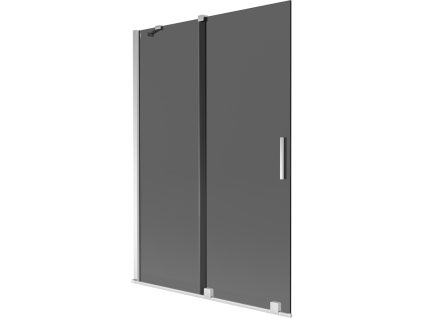 Mexen Velar 2-krídlová posuvná vaňová zástena 120 x 150 cm, grafit, chróm - 896-120-000-41-01