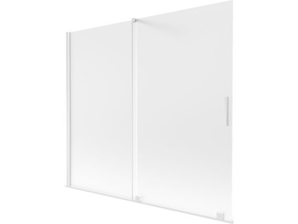 Mexen Velar 2-krídlová posuvná vaňová zástena 180 x 150 cm, matná, biela - 896-180-000-31-20