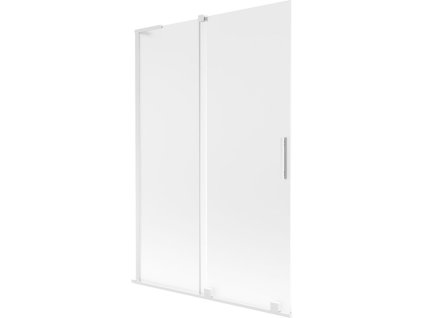 Mexen Velar L posuvná 2-krídlová vaňová zástena 120 x 150 cm, matná, biela - 896-120-003-31-20