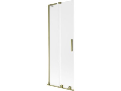Mexen Velar L posuvná 2-krídlová vaňová zástena 70 x 150 cm, matná, zlatá - 896-070-003-31-50