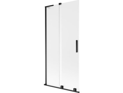 Mexen Velar L 2-krídlová posuvná vaňová zástena 95 x 150 cm, matná, čierna - 896-095-003-31-70