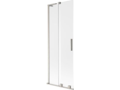 Mexen Velar L posuvná 2-krídlová vaňová zástena 70 x 150 cm, matná, brúsený nikel - 896-070-003-31-97