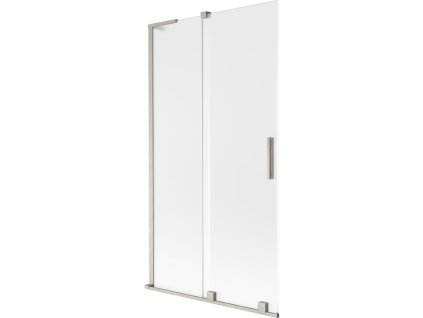 Mexen Velar L posuvná 2-krídlová vaňová zástena 100 x 150 cm, matná, brúsený nikel - 896-100-003-31-97