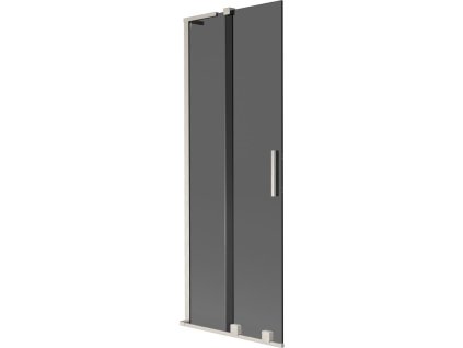 Mexen Velar L posuvná 2-krídlová vaňová zástena 70 x 150 cm, grafitová, brúsený nikel - 896-070-003-41-97