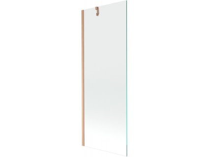 Mexen Next 1-krídlová vaňová zástena 70 x 150 cm, transparentná, brúsená meď - 895-070-000-00-00-65
