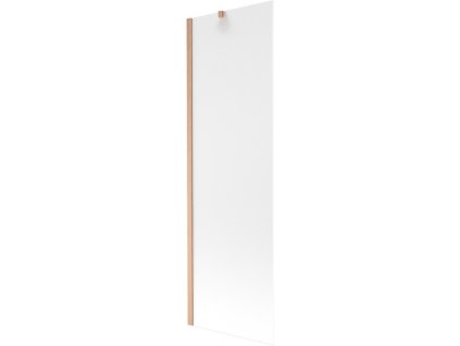 Mexen Next 1-krídlová vaňová zástena 60 x 150 cm, matná, brúsená meď - 895-060-000-00-30-65