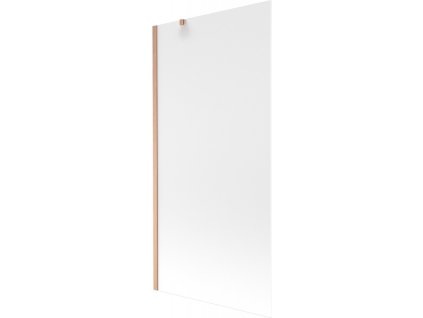 Mexen Next 1-krídlová vaňová zástena 90 x 150 cm, matná, brúsená meď - 895-090-000-00-30-65