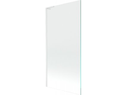Mexen Next L 1-krídlová vaňová zástena 90 x 150 cm, transparentná, biela - 895-090-000-03-00-20