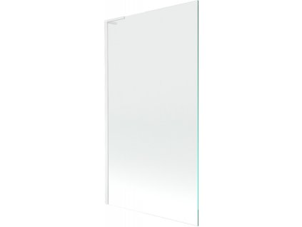Mexen Next L 1-krídlová vaňová zástena 100 x 150 cm, transparentná, biela - 895-100-000-03-00-20
