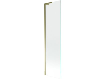Mexen Next L 1-krídlová vaňová zástena 50 x 150 cm, transparentná, zlatá - 895-050-000-03-00-50