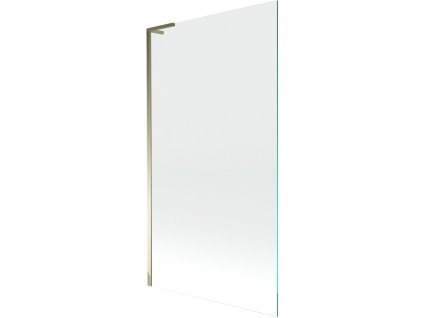 Mexen Next L 1-krídlová vaňová zástena 100 x 150 cm, transparentná, zlatá - 895-100-000-03-00-50