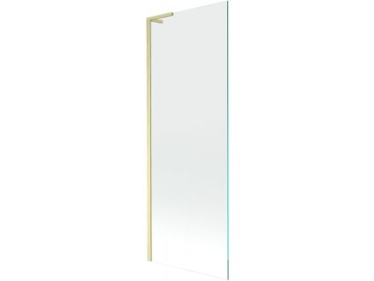 Mexen Next L 1-krídlová vaňová zástena 70 x 150 cm, transparentná, brúsené zlato - 895-070-000-03-00-55