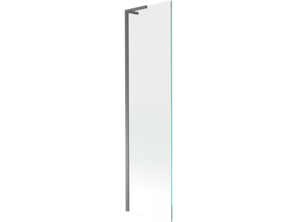 Mexen Next L 1-krídlová vaňová zástena 50 x 150 cm, transparentná, pištoľový kov - 895-050-000-03-00-95