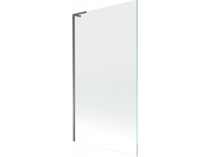Mexen Next L 1-krídlová vaňová zástena 100 x 150 cm, transparentná, pištoľový kov - 895-100-000-03-00-95