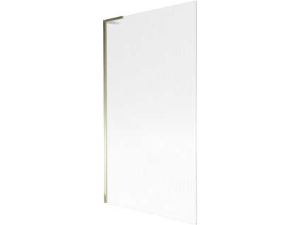 Mexen Next L 1-krídlová vaňová zástena 100 x 150 cm, pruhovaná, zlatá - 895-100-000-03-09-50