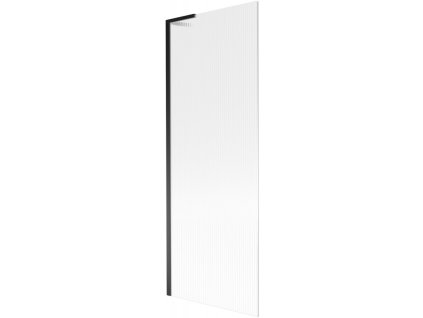 Mexen Next L 1-krídlová vaňová zástena 70 x 150 cm, pruhovaná, čierna - 895-070-000-03-09-70